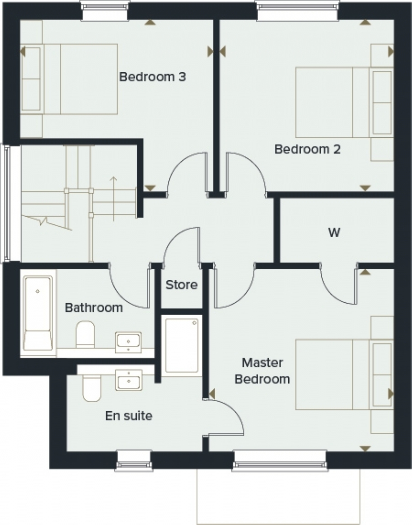 6 Meon View | Floor Plan | First floor