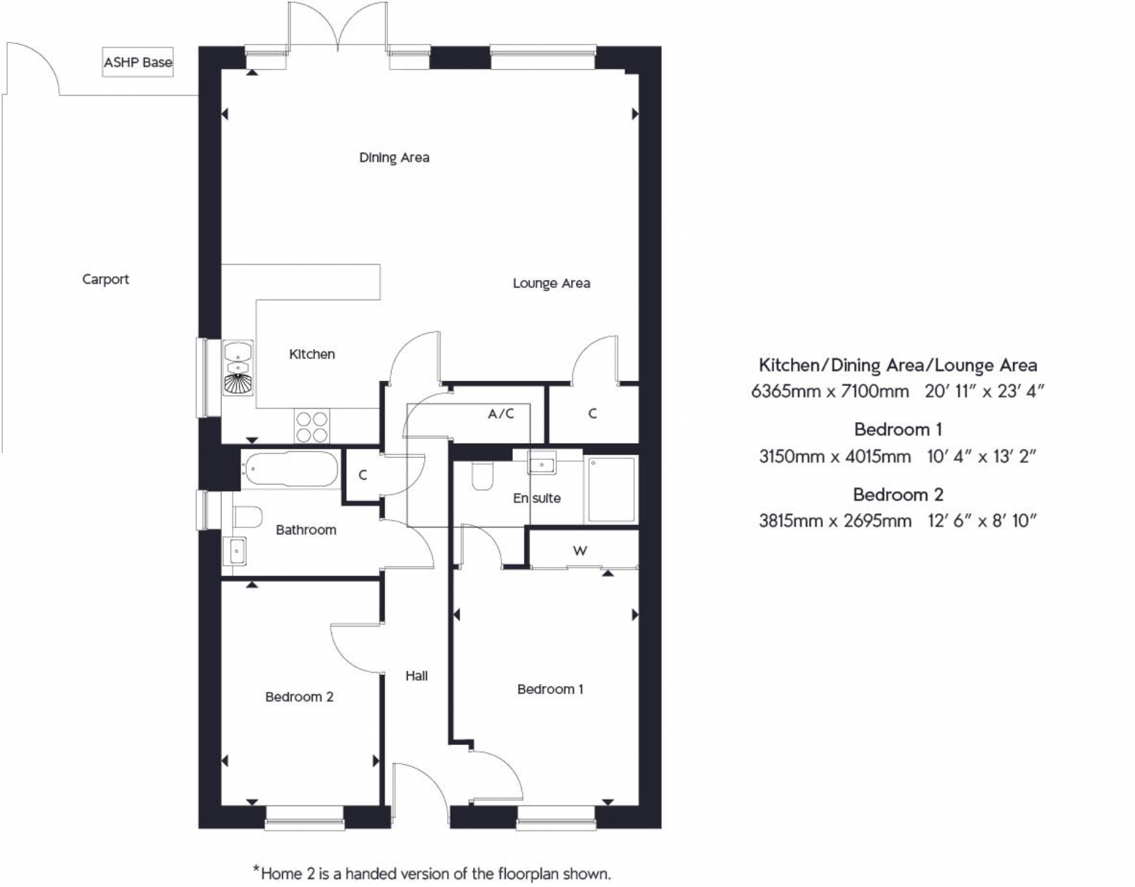 The Poppy, Home 2 | Floor Plan |